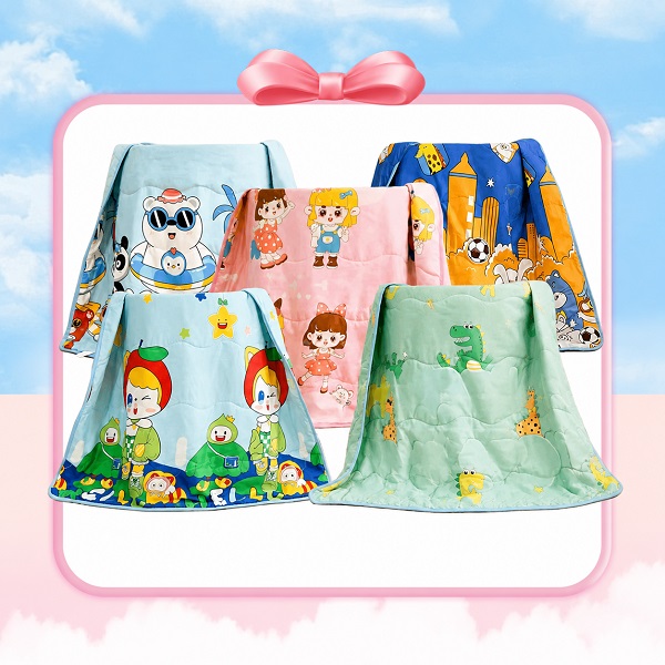 Chăn hè trẻ em cotton đũi