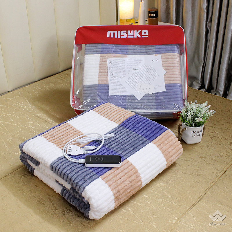 Đệm điện Misuko Hiyamatsu có khả năng làm ấm nhanh, tỏa nhiệt đồng đều mang đến giờ phút nghỉ ngơi ấm áp suốt mùa đông